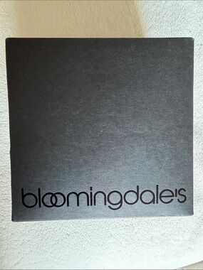 Bloomingdale's Black Logo Gift Box small with tissue paper